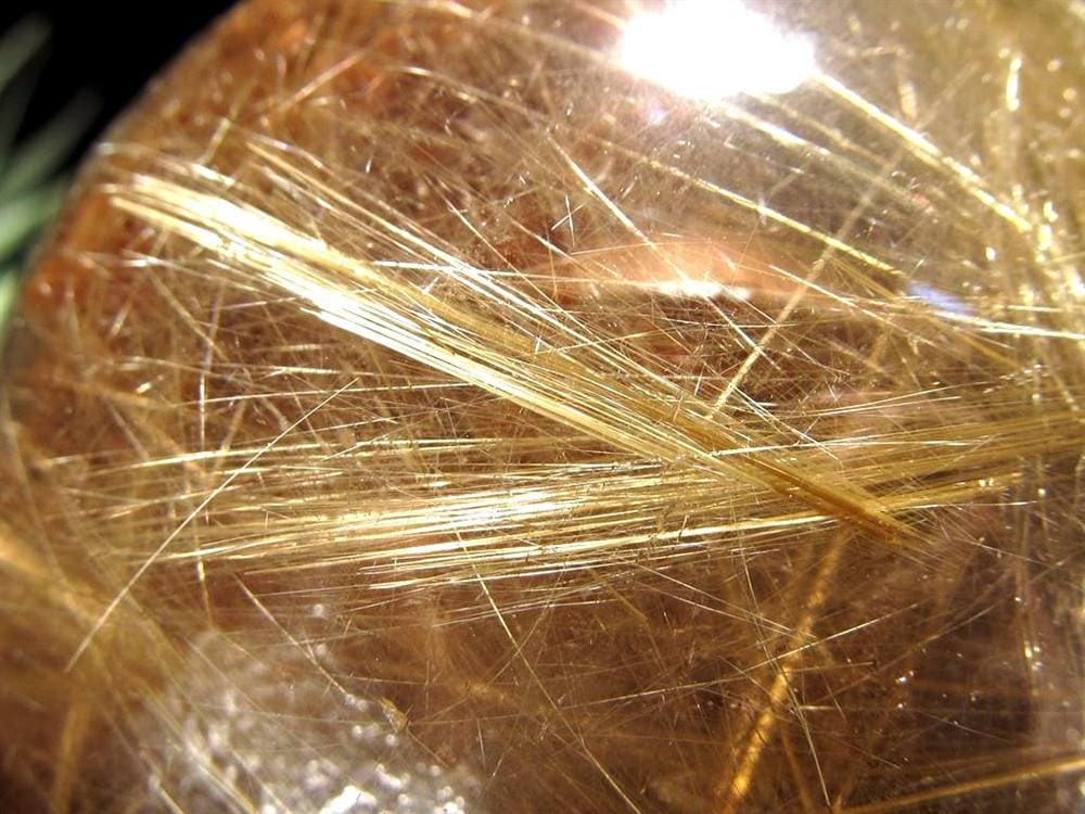 ゴールドルチルクォーツ 丸玉 スフィア 金針水晶 ルチル
