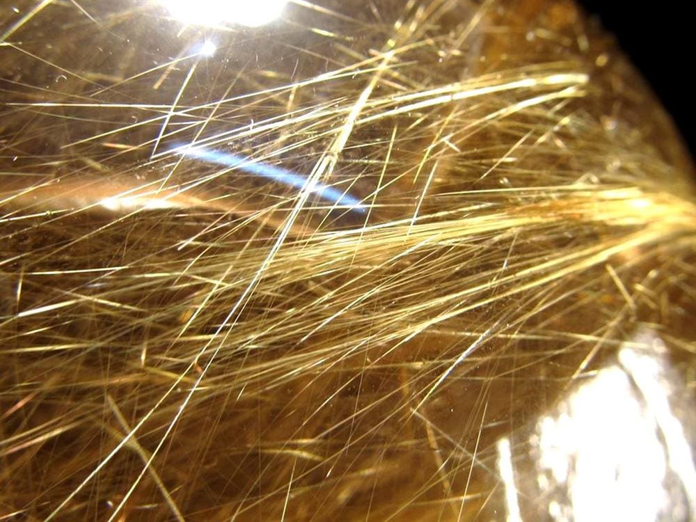 ゴールドルチルクォーツ 丸玉 スフィア 金針水晶 ルチル