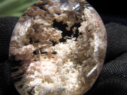 ホワイトガーデンクォーツ タンブル 庭園水晶 スノードーム 天然石