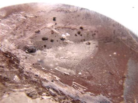 水入り水晶 エレスチャル 原石 置物 エンハイドクォーツ