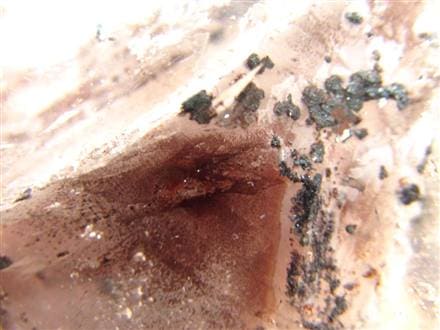 水入り水晶 エレスチャル 原石 置物 エンハイドクォーツ