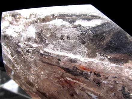 水入り水晶 エレスチャル 原石 置物 エンハイドクォーツ