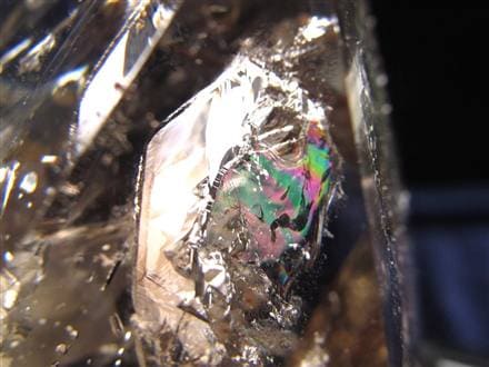 水入り水晶 エレスチャル 原石 置物 エンハイドクォーツ