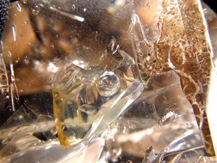 水入り水晶 エレスチャル 原石 置物 エンハイドクォーツ