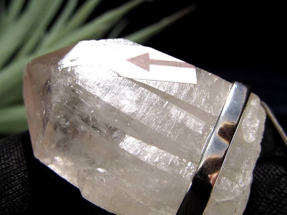 水入り水晶 ペンダントトップ 水晶ポイント アクセサリー エンハイドラスクォーツ