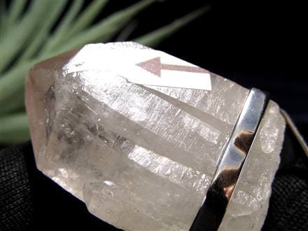 水入り水晶 ペンダントトップ 水晶ポイント アクセサリー エンハイドラスクォーツ