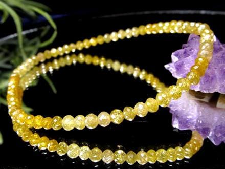 イエローダイヤモンド ダイアモンド 金剛石 原石 ブレスレット