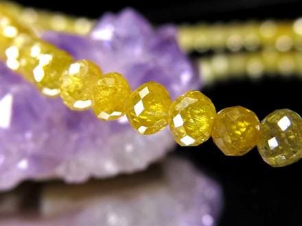 イエローダイヤモンド ダイアモンド 金剛石 原石 ブレスレット