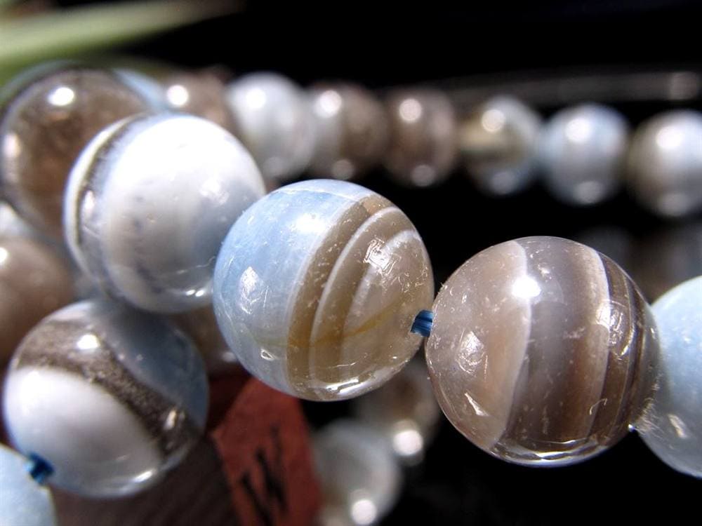 デザートオパール コモンオパール カルセドニー 蛋白石 玉滴石 ブレスレット