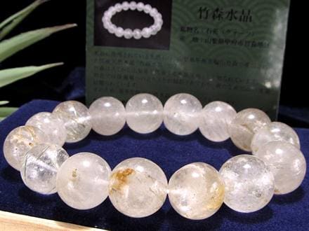竹森水晶 水晶 ブレスレット 甲州水晶 水晶