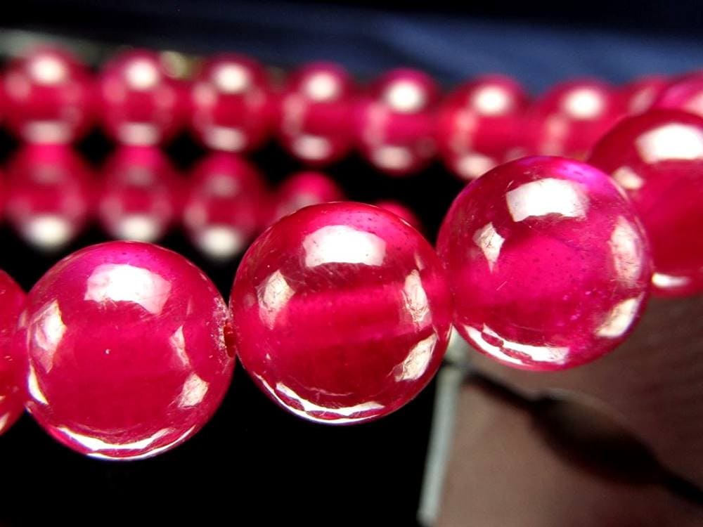 ルビー ブレスレット 宝石の女王 宝石質 ミャンマー産