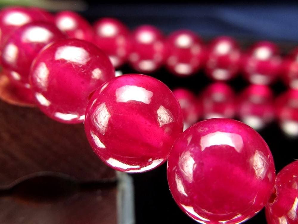 ルビー ブレスレット 宝石の女王 宝石質 ミャンマー産