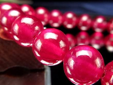 ルビー ブレスレット 宝石の女王 宝石質 ミャンマー産