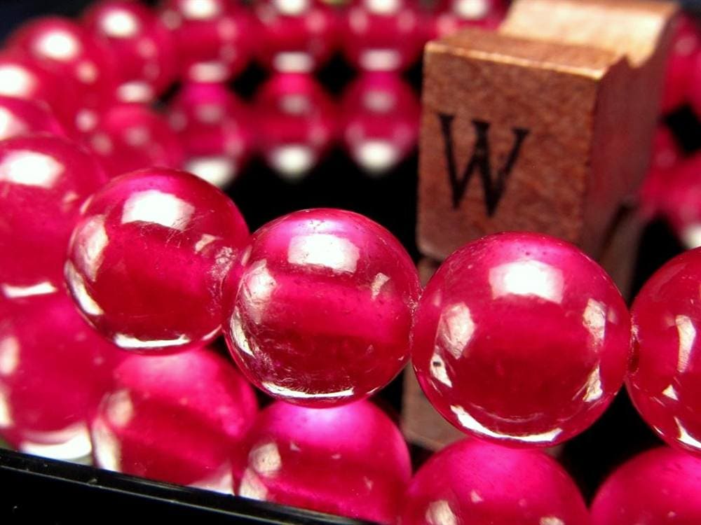 ルビー ブレスレット 宝石の女王 宝石質 ミャンマー産