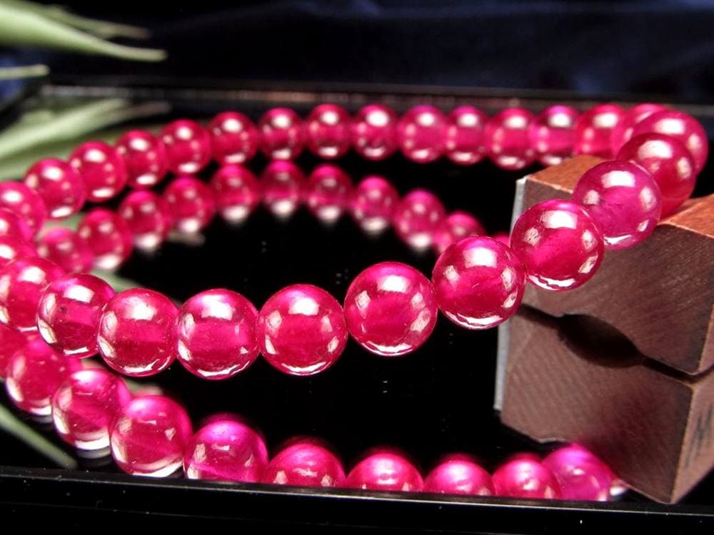 ルビー ブレスレット 宝石の女王 宝石質 ミャンマー産