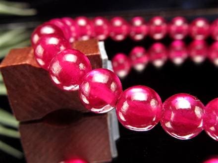 ルビー ブレスレット 宝石の女王 宝石質 ミャンマー産