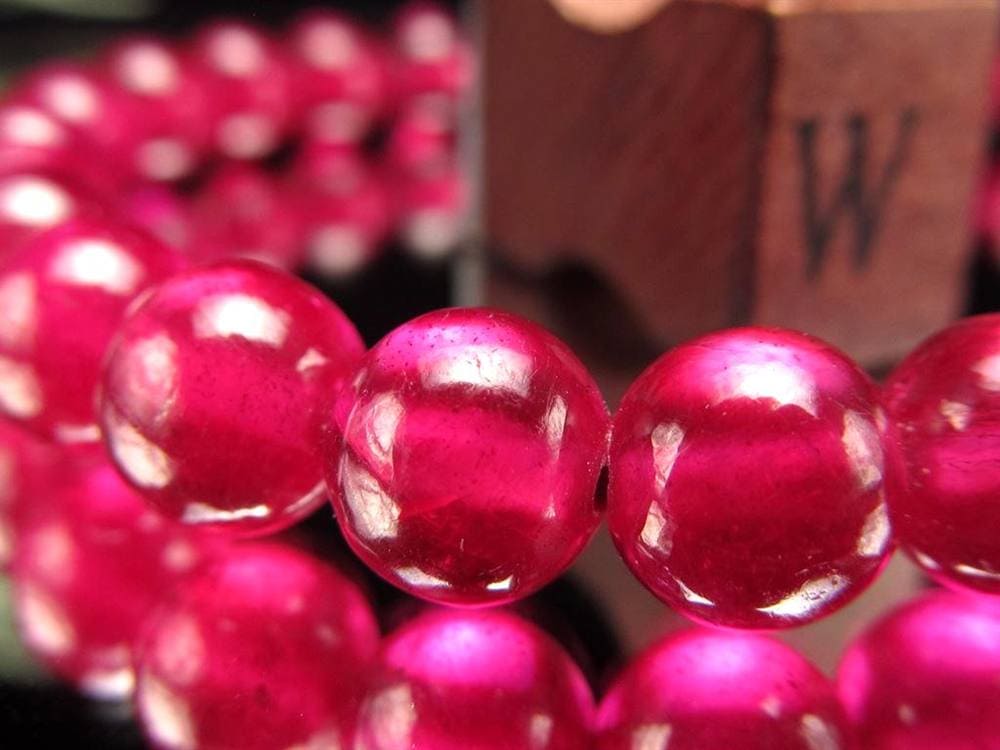 ルビー ブレスレット 宝石の女王 宝石質 ミャンマー産