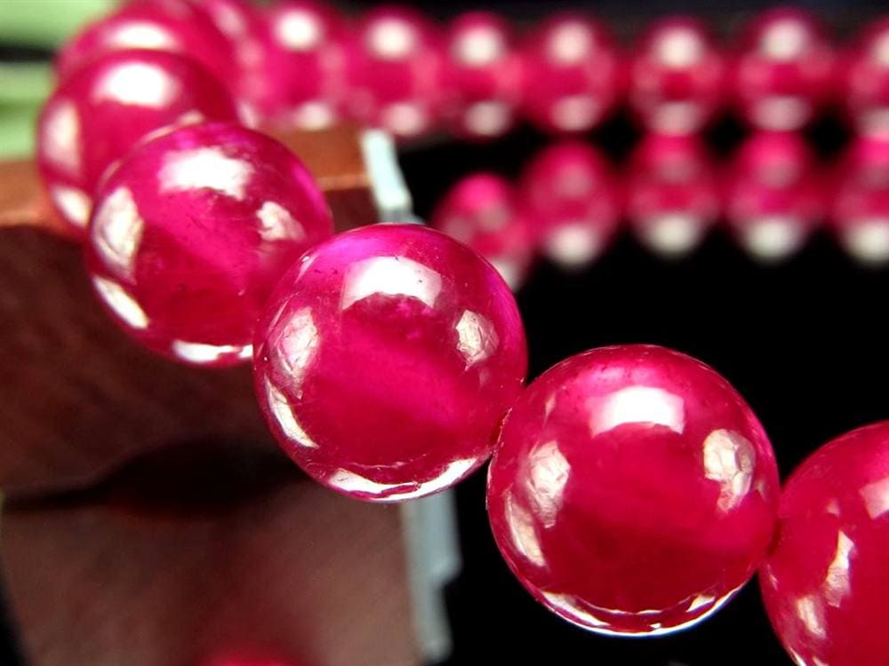 ルビー ブレスレット 宝石の女王 宝石質 ミャンマー産