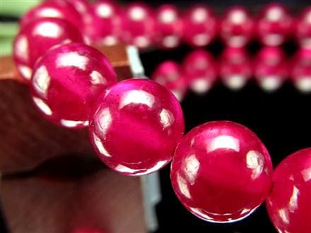 ルビー ブレスレット 宝石の女王 宝石質 ミャンマー産