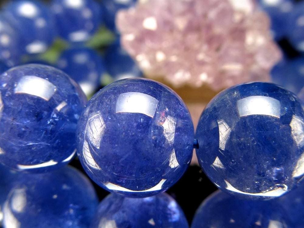 タンザナイト ブレスレット 誕生石 ブルーゾイサイト 宝石