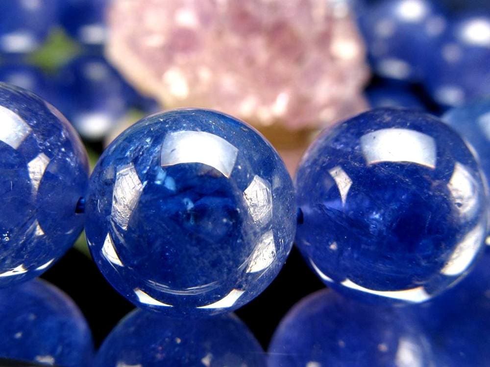 タンザナイト ブレスレット 誕生石 ブルーゾイサイト 宝石