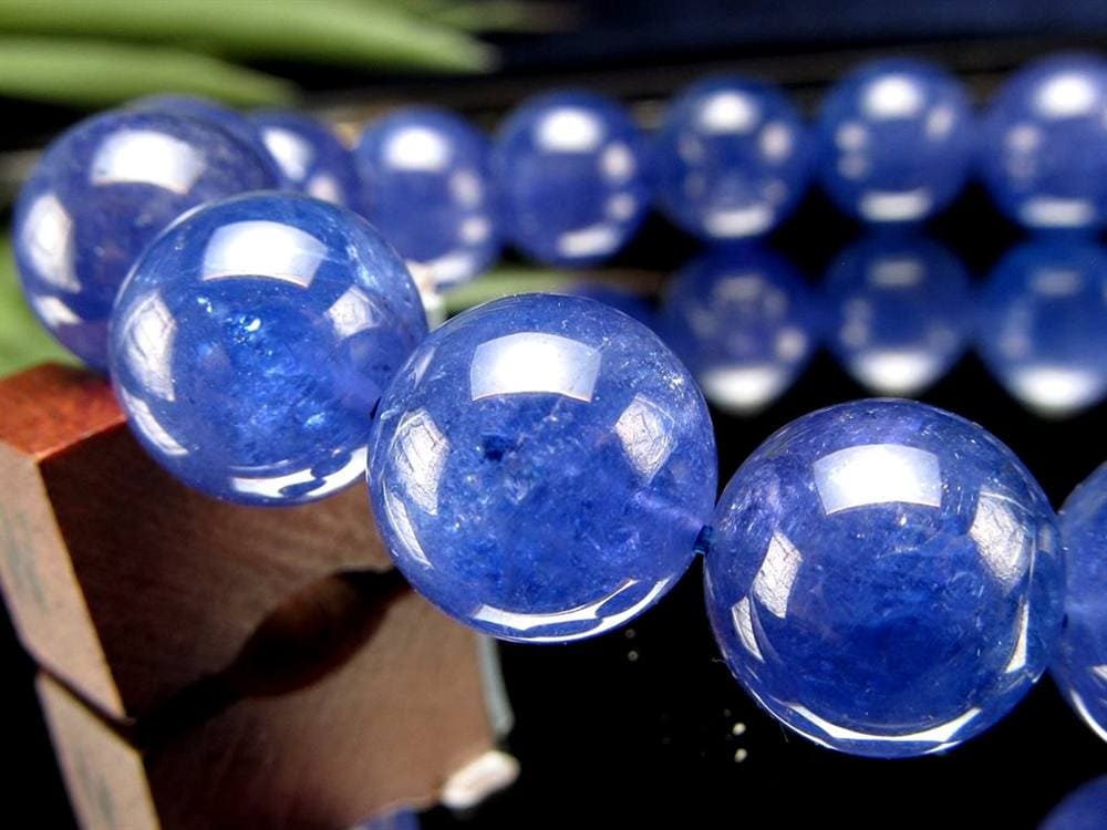 タンザナイト ブレスレット 誕生石 ブルーゾイサイト 宝石