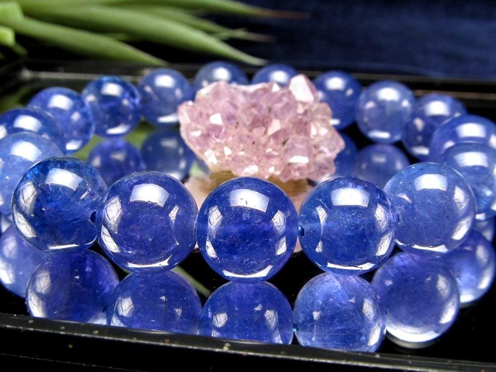 タンザナイト ブレスレット 誕生石 ブルーゾイサイト 宝石