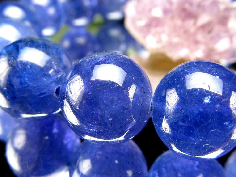 タンザナイト ブレスレット 誕生石 ブルーゾイサイト 宝石