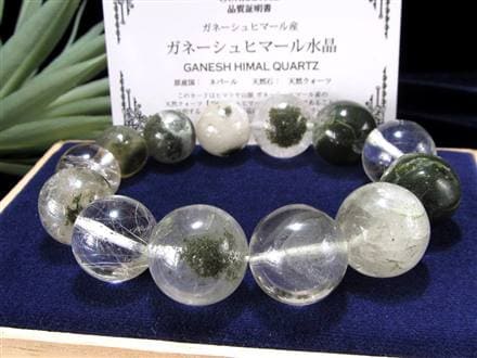 ガネーシュヒマール ヒマラヤ 水晶 ブレスレット ポイント