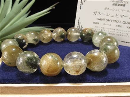ガネーシュヒマール ヒマラヤ 水晶 ブレスレット ポイント
