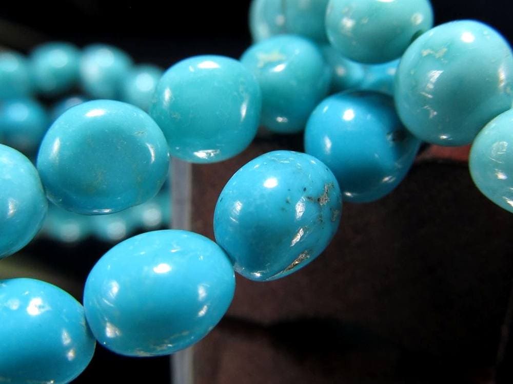 ターコイズ トルコ石 スリーピングビューティー ブレスレット 12月の誕生石