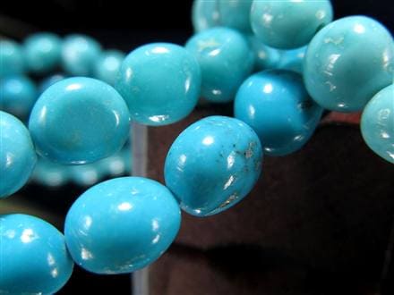 ターコイズ トルコ石 スリーピングビューティー ブレスレット 12月の誕生石