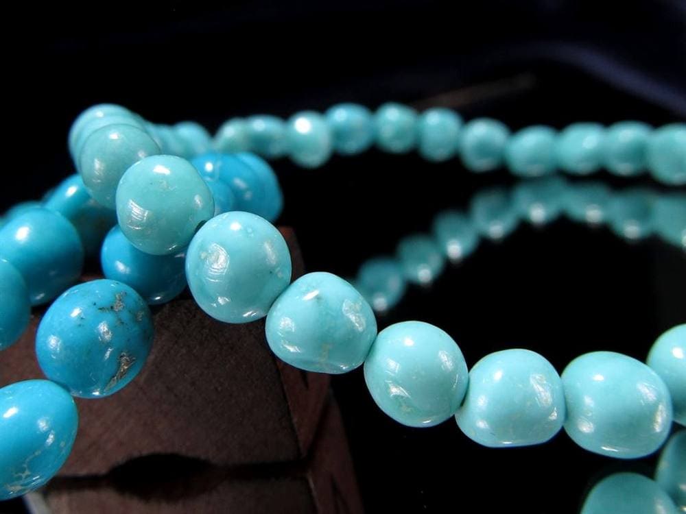 ターコイズ トルコ石 スリーピングビューティー ブレスレット 12月の誕生石