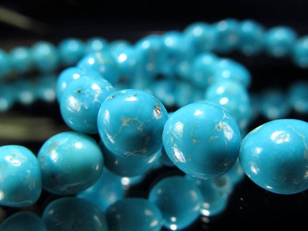 ターコイズ トルコ石 スリーピングビューティー ブレスレット 12月の誕生石