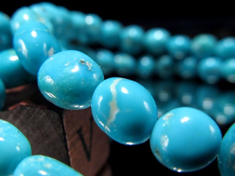 ターコイズ トルコ石 スリーピングビューティー ブレスレット 12月の誕生石