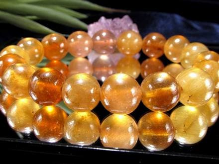 プクラジストーン イエローサファイア サファイア 誕生石 ブレスレット