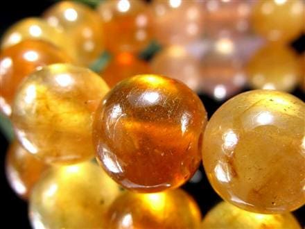 プクラジストーン イエローサファイア サファイア 誕生石 ブレスレット