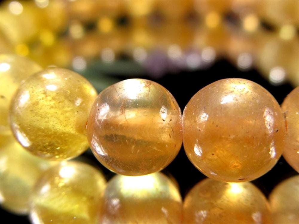 プクラジストーン イエローサファイア サファイア 誕生石 ブレスレット