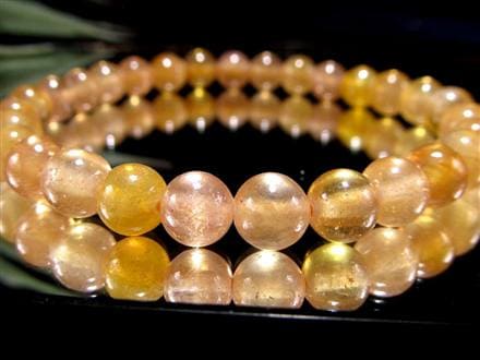 プクラジストーン イエローサファイア サファイア 誕生石 ブレスレット