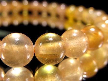 プクラジストーン イエローサファイア サファイア 誕生石 ブレスレット