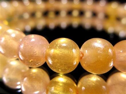 プクラジストーン イエローサファイア サファイア 誕生石 ブレスレット