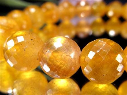 プクラジストーン イエローサファイア サファイア 誕生石 ブレスレット