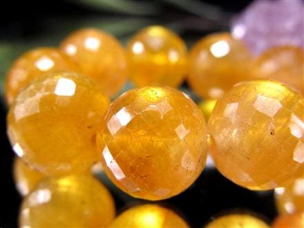 プクラジストーン イエローサファイア サファイア 誕生石 ブレスレット