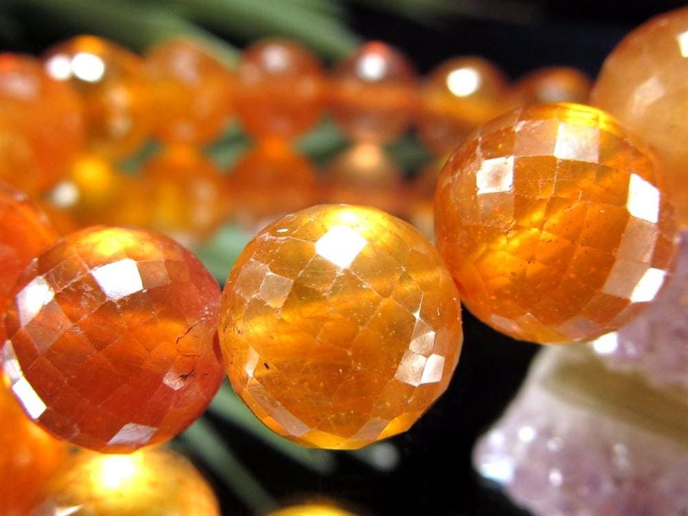 プクラジストーン イエローサファイア サファイア 誕生石 ブレスレット