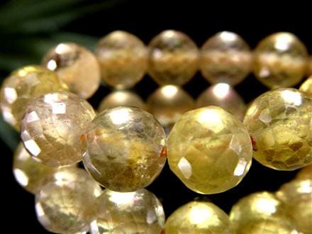 プクラジストーン イエローサファイア サファイア 誕生石 ブレスレット