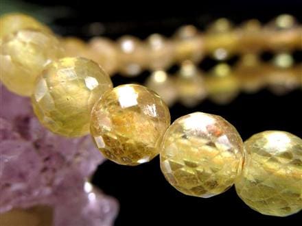 プクラジストーン イエローサファイア サファイア 誕生石 ブレスレット