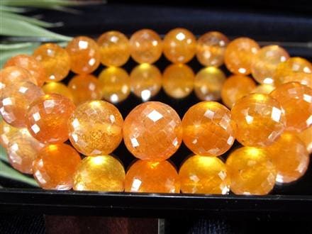 プクラジストーン イエローサファイア サファイア 誕生石 ブレスレット