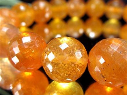 プクラジストーン イエローサファイア サファイア 誕生石 ブレスレット