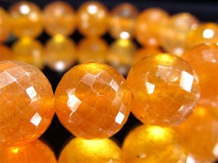 プクラジストーン イエローサファイア サファイア 誕生石 ブレスレット