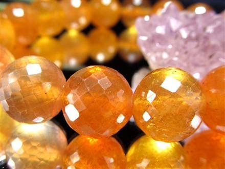 プクラジストーン イエローサファイア サファイア 誕生石 ブレスレット